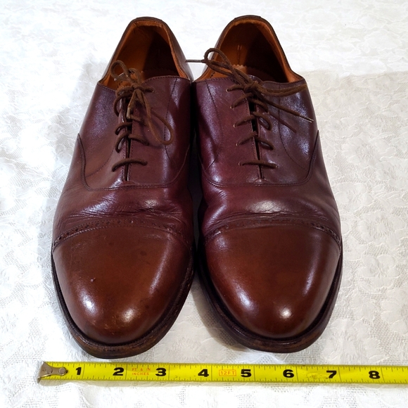 Ballys of Switzerland Men's Brown Cap Toe Dress Shoe - Bally Shoe Bags Included - Picture 13 of 16